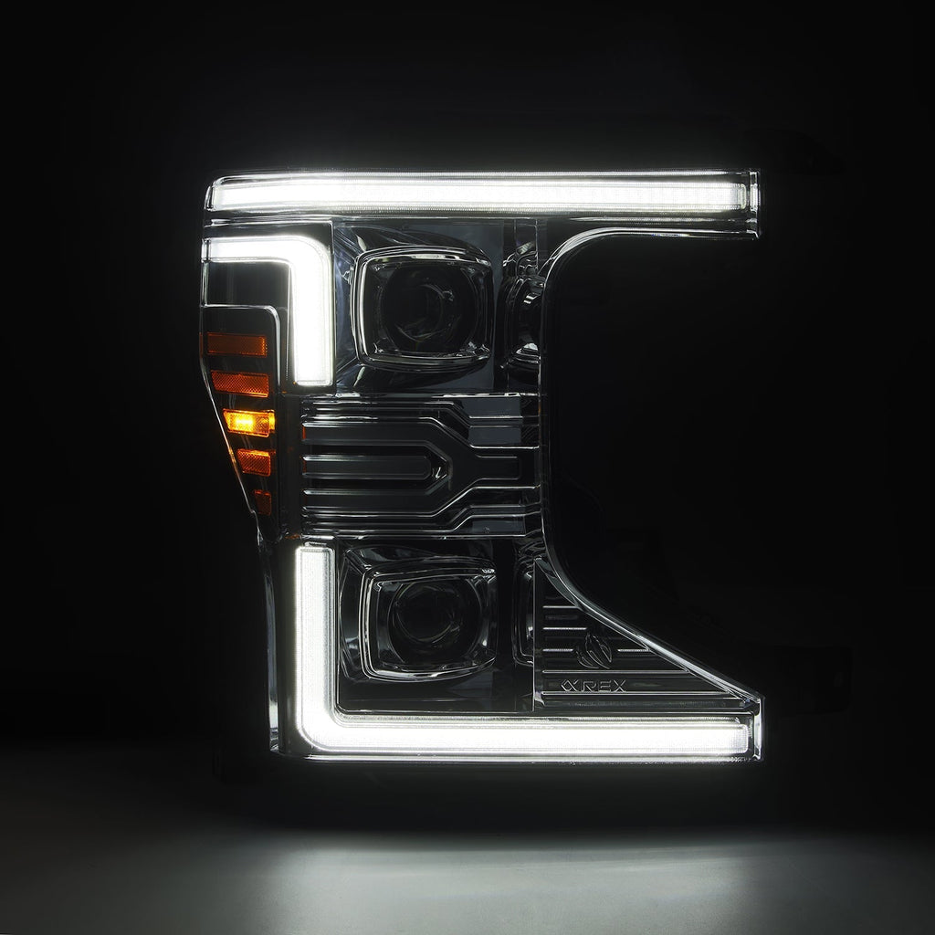 20-22 Ford Super Duty LUXX-Series LED Projector Headlights Chrome