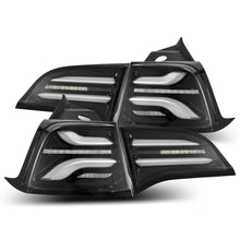 Load image into Gallery viewer, 20-24 Tesla Model Y / 22-23 Model 3 (With Stock Amber Turn Signal) PRO-Series LED Tail Lights Jet Black