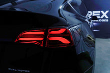 Load image into Gallery viewer, 20-24 Tesla Model Y / 22-23 Model 3 (With Stock Amber Turn Signal) PRO-Series LED Tail Lights Jet Black