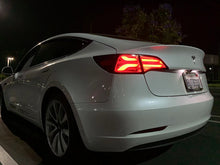 Load image into Gallery viewer, 20-24 Tesla Model Y / 22-23 Model 3 (With Stock Amber Turn Signal) PRO-Series LED Tail Lights Jet Black