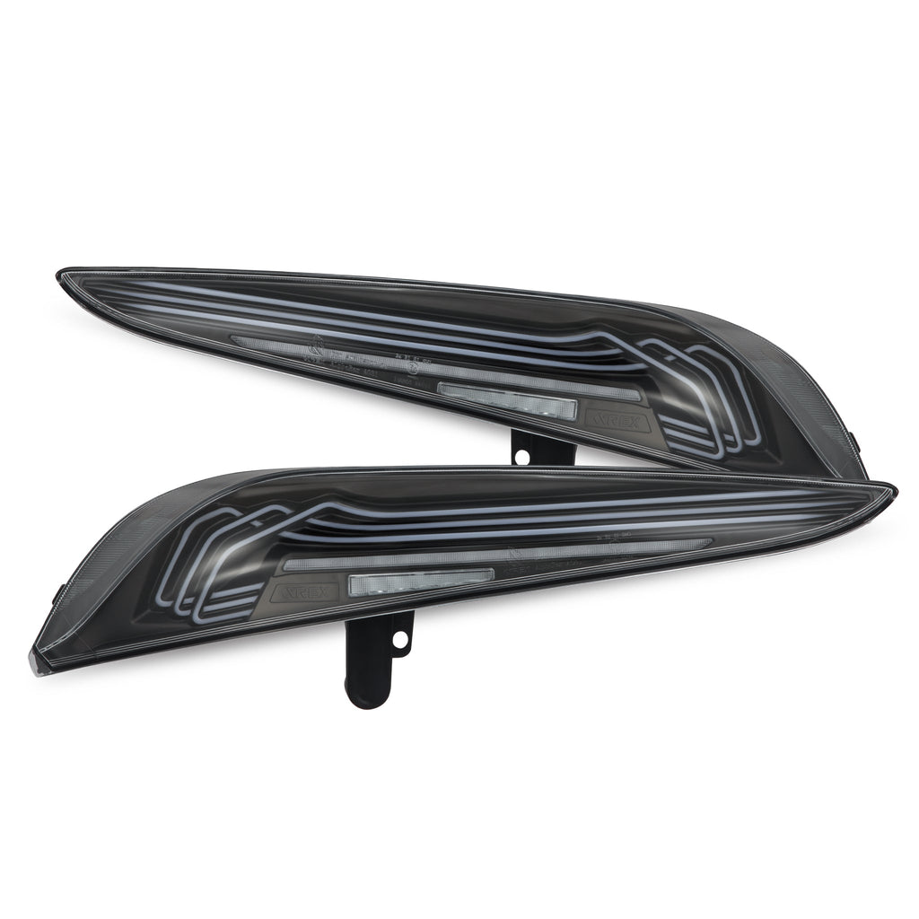 20-25 Toyota Supra CSL Laser Style LUXX-Series LED Tail Lights - Black