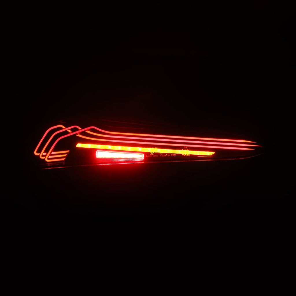 20-25 Toyota Supra CSL Laser Style LUXX-Series LED Tail Lights - Vivid Red