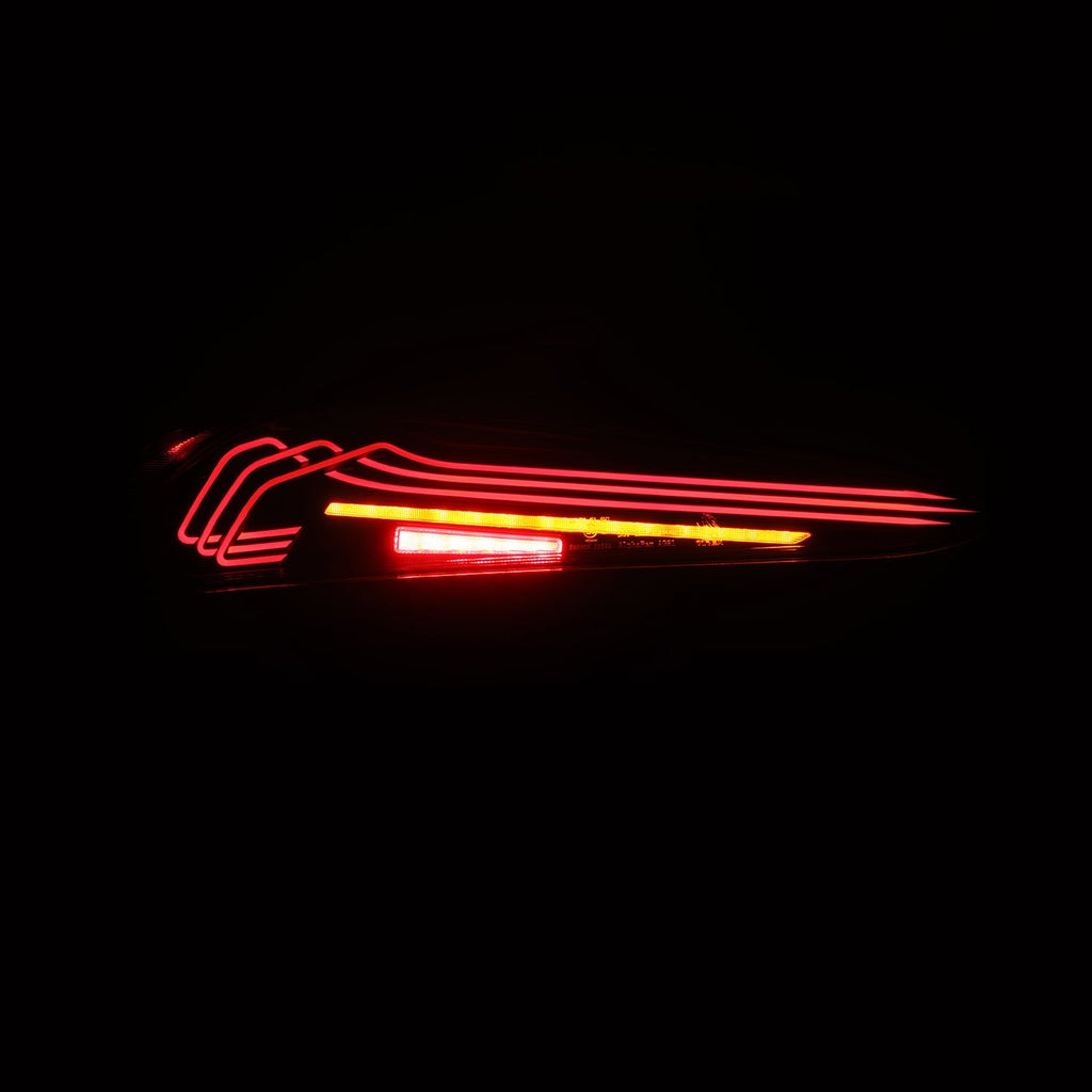 20-25 Toyota Supra CSL Laser Style LUXX-Series LED Tail Lights - Vivid Red