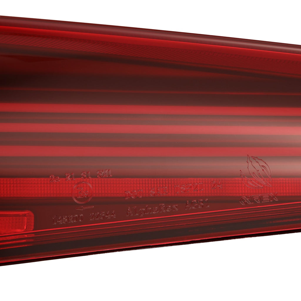 20-25 Toyota Supra CSL Laser Style LUXX-Series LED Tail Lights - Vivid Red