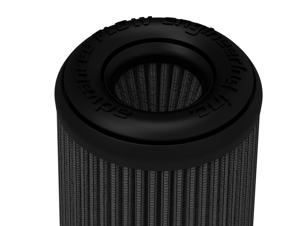 aFe Power Momentum Intake Air Filter w/Black Pro 5R 3-1/2IN F x 5IN B x 3-1/2IN T (Inverted) x 6IN (20-91202K)