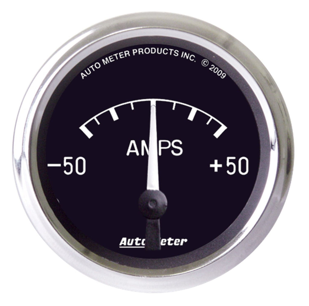 AutoMeter Gauge Ammeter 2-1/16in. 50A Electric Cobra (201012)