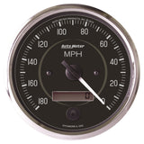 AutoMeter Cobra 4 inch 180 MPH In-Dash Electronic Programable Reverse Sweep Speedometer (201013)