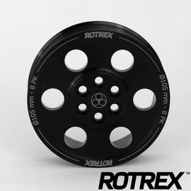 Rotrex Pulley Ring Ø105 8PK - For C15, C30 and C38 Head Units (3033)