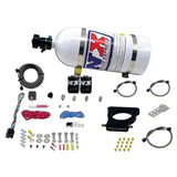 Nitrous Express GM LS 78mm 3-Bolt Nitrous Plate Kit (50-350HP) w/10lb Bottle (20935-10)