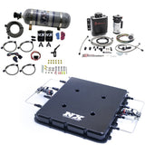 Nitrous Express Nitrous & Water Injection Kit w/Billet LT4 Supercharger Lid w/12lb Bottle (20939BMF-12)