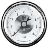 AutoMeter Prestige Pearl Series - Tachometer 3 3/8in 8K RPM In-Dash (2098)