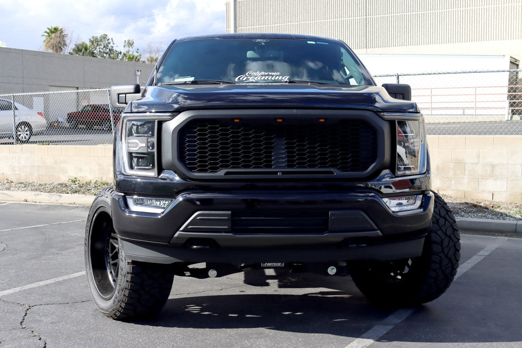 21-23 Ford F150 / 21-23 Ford F150 Raptor LUXX-Series LED Projector Headlights Alpha-Black