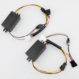 21-23 Ford F150 (with BLIS) AlphaRex LUXX-Series Tail lights Converters for Stock Tail Lights with Amber Turn Signal