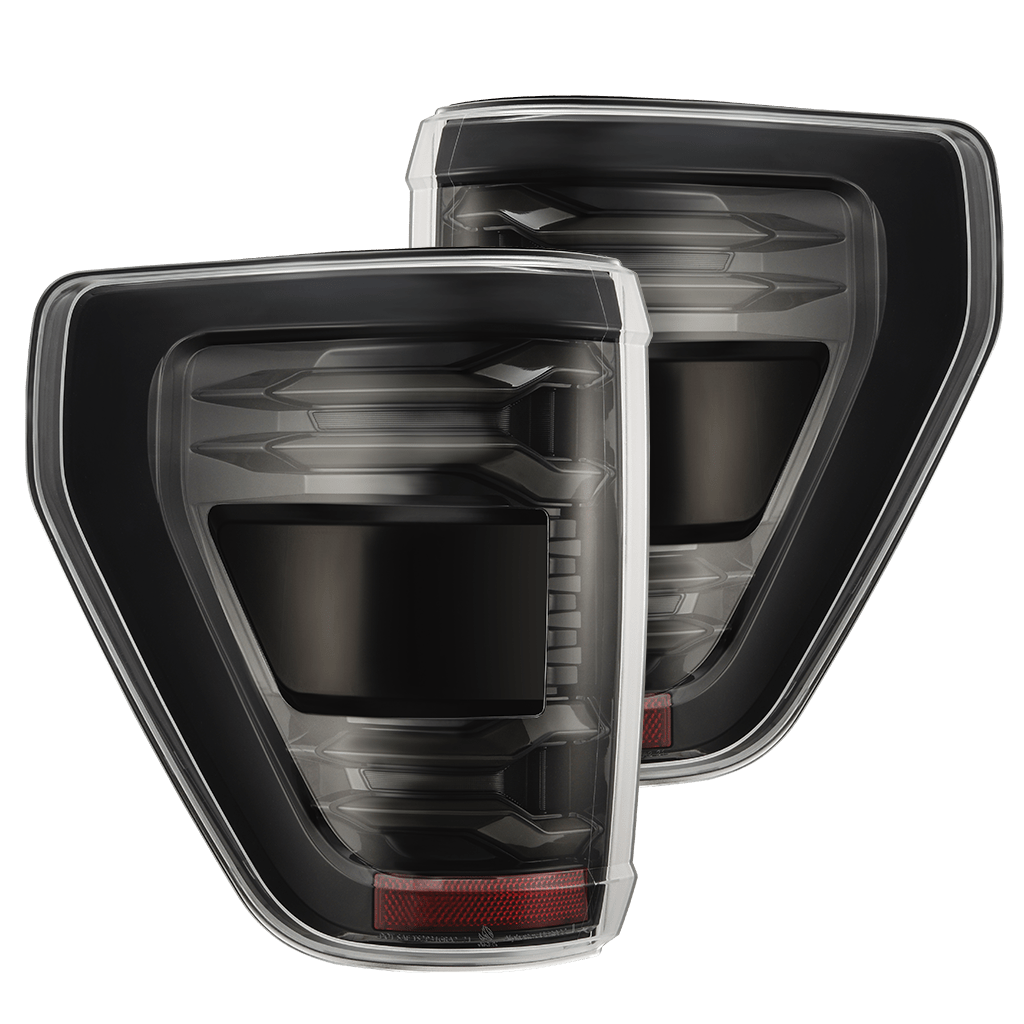 21-23 Ford F150 (wth BLIS) LUXX-Series LED Tail Lights Alpha-Black