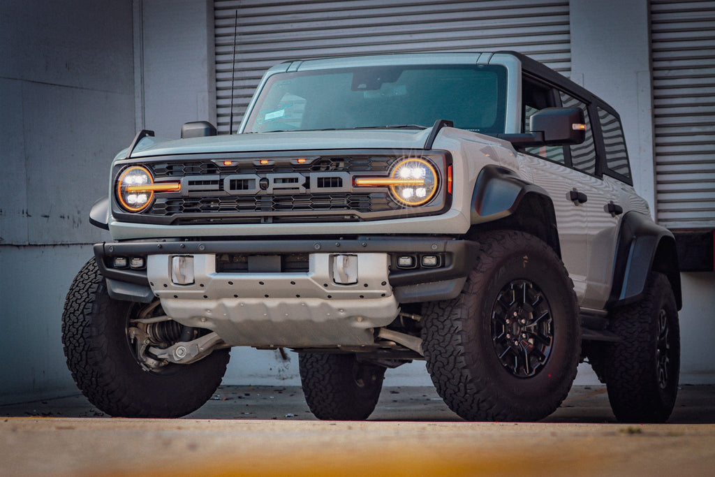 21-25 Ford Bronco / 22-25 Ford Bronco Raptor NOVA-Series LED Projector Headlights Alpha-black