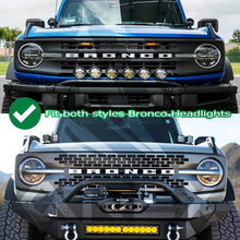 Load image into Gallery viewer, 21-25 Ford Bronco / 22-25 Ford Bronco Raptor NOVA-Series LED Projector Headlights Alpha-black