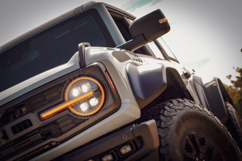 21-25 Ford Bronco / 22-25 Ford Bronco Raptor NOVA-Series LED Projector Headlights Alpha-black