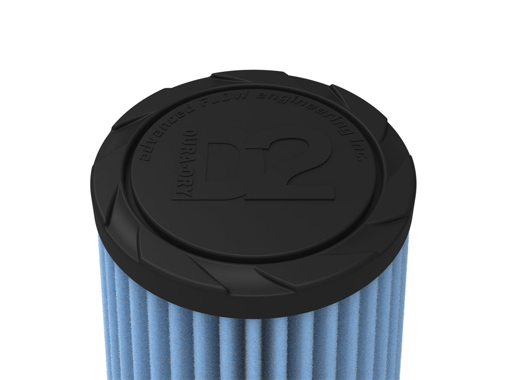 aFe Power Universal Clamp-On Air Filter w D2 Dura-Dry Media 3in F x 5in B x 3-1/2in T x 7in H (21-30003V)
