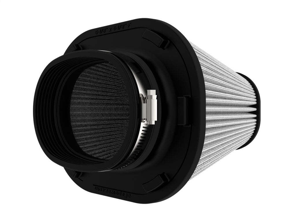 aFe Power Track Series Intake Pro DRY S Air Filter (6-1/8x4-1/8)IN F x(9-1/4x7-1/4)IN B x(6x4)IN Tx7-1/8IN (21-90120)