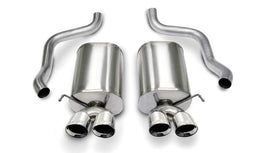 Corsa Performance Corvette 2.5 Inch Axle-Back Dual Rear Exit with Twin 4.5 Inch Polished Pro-Series Tips Sport Sound 05-07 Corvette 6.0 Liter (21009)