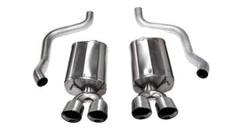 Corsa Performance Corvette 2.5 Inch Axle-Back Dual Rear Exit with Twin 4.5 Inch Polished Pro-Series Tips Sport Sound 09-13 Corvette 6.2 Liter (21011)