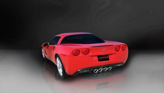 Corsa Performance Corvette 2.5 Inch Axle-Back Dual Rear Exit with Twin 4.5 Inch Polished Pro-Series Tips Xtreme Sound 09-13 Corvette 6.2 Liter (21012)