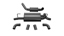 Load image into Gallery viewer, Corsa Performance Jeep JL Axle Back Exhaust 2.5 Inch Dual Rear Exit w/Turn Down Outlets 18 Wrangler JL Touring Black db By (21015BLK)