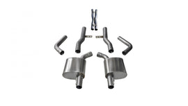 Corsa Performance Charger/300 Cat Back Exhaust 17-18 Dodge Charger/Chrysler 300 5.7L V8 4.5 Inch Polished Tip Extreme Sound (21018)