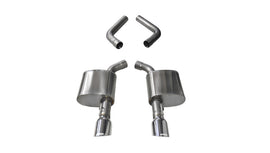 Corsa Performance 4.5 Inch Axle-Back Dual Rear Exit 15-18 Charger 6.4L with Polished Pro-Series Tips (21019)
