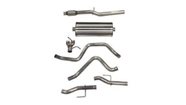Corsa Performance 2019+ Silverado Sierra 6.2L V8 3.0 Inch Dual Rear Exit Catback Exhaust System 147.5 WB (21033)