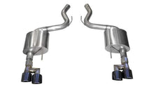 Load image into Gallery viewer, Corsa Performance Mustang Axle-Back Exhaust System 18-19 Ford Mustang GT 5.0L V8 Black Tips 3.0 Inch W/Twin 4.0 Inch Tips Sport Sound Level (21039BLK)