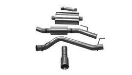 Corsa Performance Jeep Gladiator 3.0 Inch Cat Back Touring For 20-Pres Gladiator 3.6 Liter V6 Single Side Exit with 4.0 Inch Polished Tip (21062)