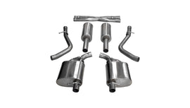 Corsa Performance 2.5 Inch Cat-Back Dual Rear Exit 15-23 Dodge Charger/15-23 Chrysler 300 (21064)