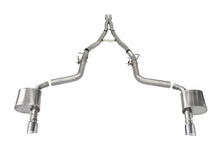 Load image into Gallery viewer, Corsa Performance 2.75 Inch Valved Cat-Back Dual Rear Exit with Single 4.5 Inch Polished Tips 15-24 Dodge Charger (21072)