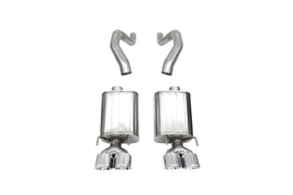 Corsa Performance 3.0 Inch Axle-Back Dual Rear Exit with Twin 4.5 Inch Polished Pro Series Tips 06-13 Chevrolet Corvette (21077)