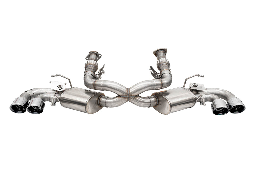 Corsa Performance 3.0 Inch Cat-Back 4 Valve Dual Rear Exit NPP Exhaust System with 4.5 Inch Polished Pro-Series Tips 20-25 Chevrolet Corvette (21100)