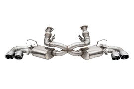 Corsa Performance 3.0 Inch Cat-Back 4 Valve Dual Rear Exit NPP Exhaust System with 4.5 Inch Polished Pro-Series Tips 20-25 Chevrolet Corvette (21100)
