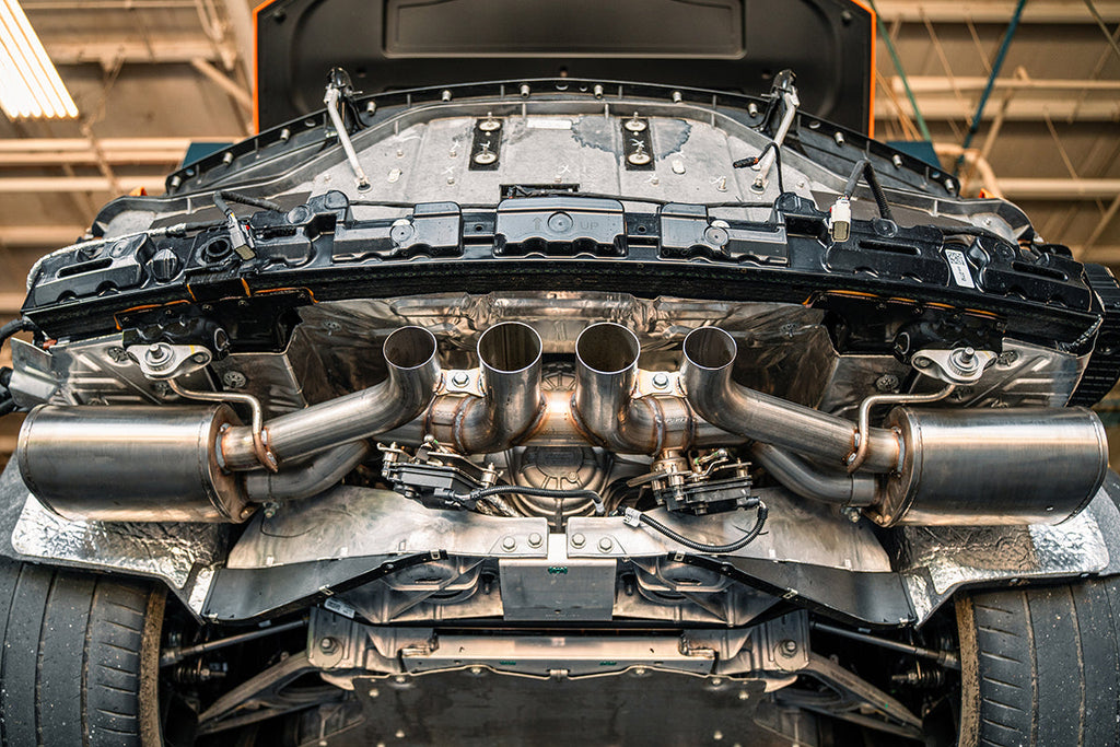 Corsa Performance 3.0 Inch Dual Rear Exit NPP Catback Exhaust System 23-25 Chevrolet Corvette C8 Z06 (21111)