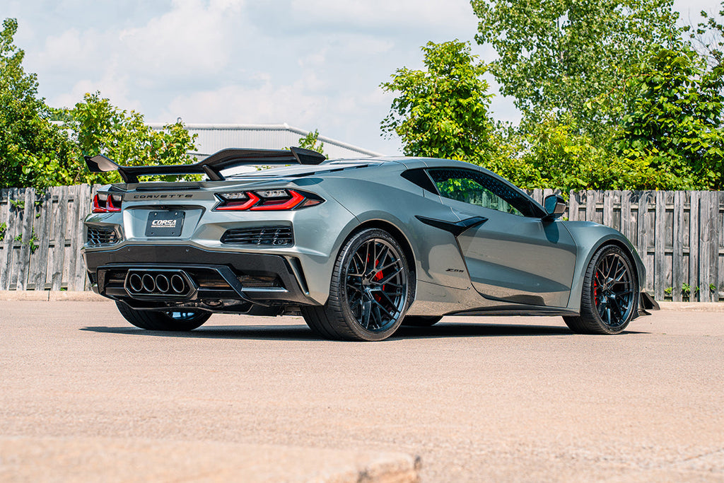 Corsa Performance 3.0 Inch Dual Rear Exit NPP Catback Exhaust System 23-25 Chevrolet Corvette C8 Z06 (21111)