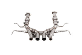 Corsa Performance 3.0 Inch Track Series Muffler Delete Catback Exhaust System 23-25 Chevrolet Corvette C8 Z06 (21113)