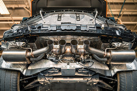 Corsa Performance 3.0 Inch Track Series Muffler Delete Catback Exhaust System 23-25 Chevrolet Corvette C8 Z06 (21113)