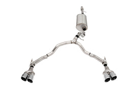 Corsa Performance 3.0 Inch to 2.75 Inch Dual Rear Exit Cat-Back Exhaust System with Twin 4.0 Inch Tips 21-25 Chevrolet Tahoe/GMC Yukon 120.9 Inch Wheel Base (21127)