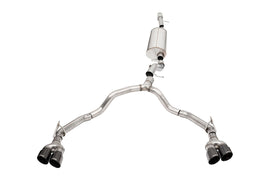 Corsa Performance 3.5 Inch to 2.75 Inch Dual Rear Exit Cat-Back Exhaust System with Black PVD Tips 21-23 Chevrolet Tahoe/GMC Yukon 120.9 Inch Wheel Base (21129BLK)