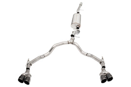 Corsa Performance 3.5 Inch to 2.75 Inch Dual Rear Exit Cat-Back Exhaust System with Black PVD Tips 21-23 Chevrolet Suburban/GMC Yukon XL 134.1 Inch Wheel Base (21130BLK)