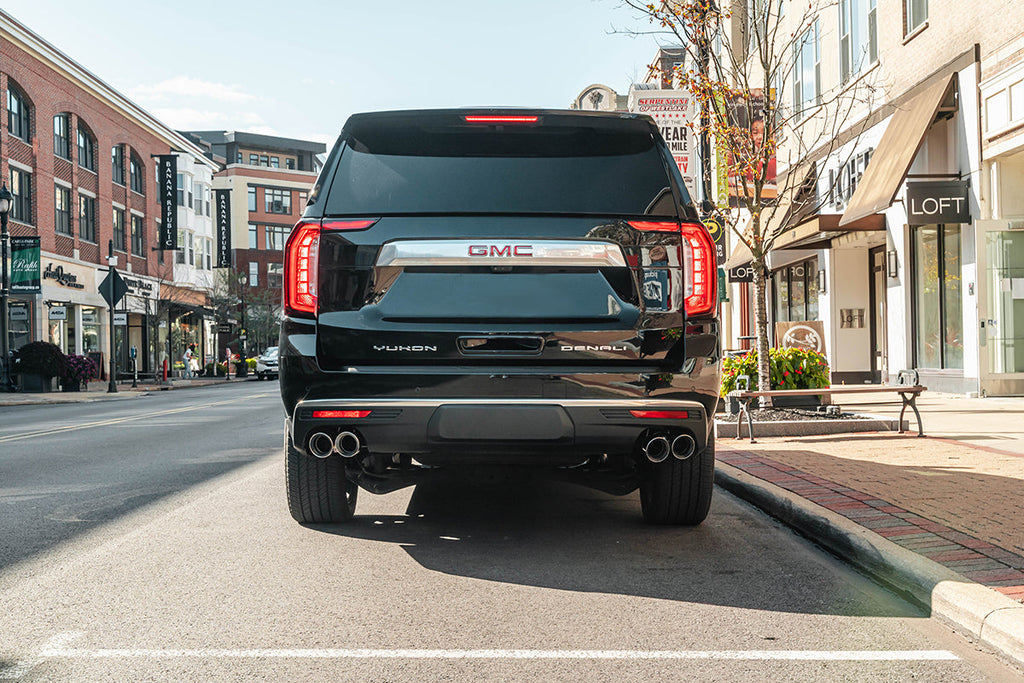 Corsa Performance 3.5 Inch to 2.75 Inch Dual Rear Exit Cat-Back Exhaust System 21-23 Chevrolet Suburban/GMC Yukon XL 134.1 Inch Wheel Base (21130)