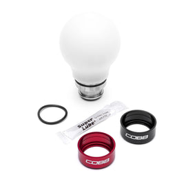 COBB Subaru 5-Speed Short Weighted Knob - White Knob (211360-W)