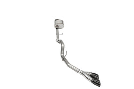 Corsa Performance 3.0 Inch Single Side Exit Catback Exhaust System with Twin 4.0 Inch Pro Series Black Tips 21-25 Ford F-150 122 Inch Wheel Base (21142BLK)