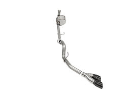 Corsa Performance 3.0 Inch Single Side Exit Catback Exhaust System with Twin 4.0 Inch Pro Series Black Tips Xtreme Sound Level 21-25 Ford F-150 141 Inch Wheel Base (21145BLK)