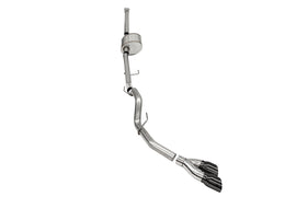 Corsa Performance 3.0 Inch Single Side Exit Catback Exhaust System with Twin 4.0 Inch Pro Series Black Tips Xtreme Sound Level 21-25 Ford F-150 157 Inch Wheel Base (21151BLK)