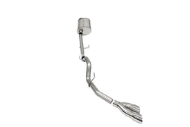 Corsa Performance 3.0 Inch Single Side Exit Catback Exhaust System with Twin 4.0 Inch Pro Series Tips Sport Sound Level 21-25 Ford F-150 141 Inch Wheel Base (21154)